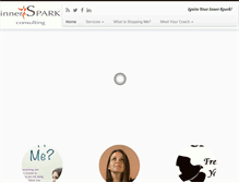 Tablet Screenshot of innersparkconsulting.com